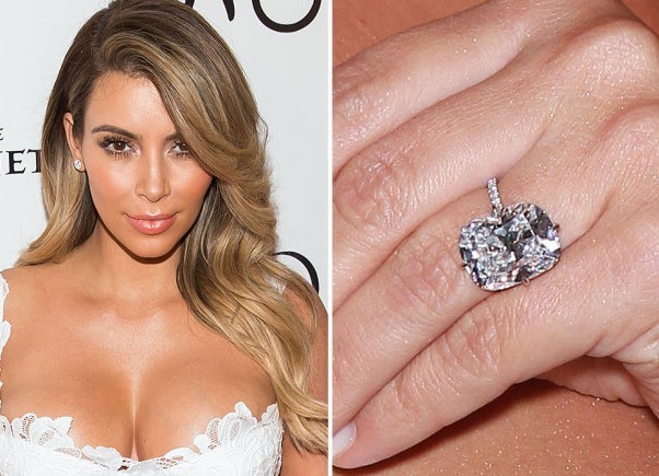 Celebrity engagement rings not diamonds
