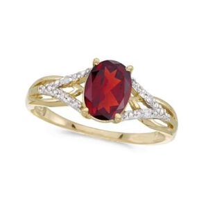 ruby and diamond engagement ring