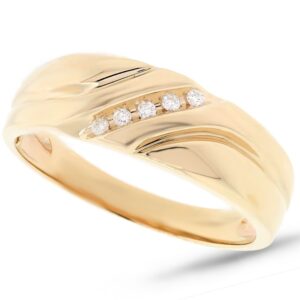 men's diamond wedding band